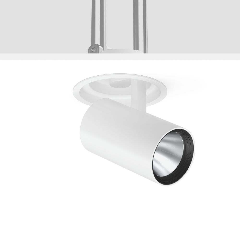 LED-Einbaustrahler 29W DEECOS 3000K 1LED 3350lm Konv Dimmung DALI Alu IP20 ws mt