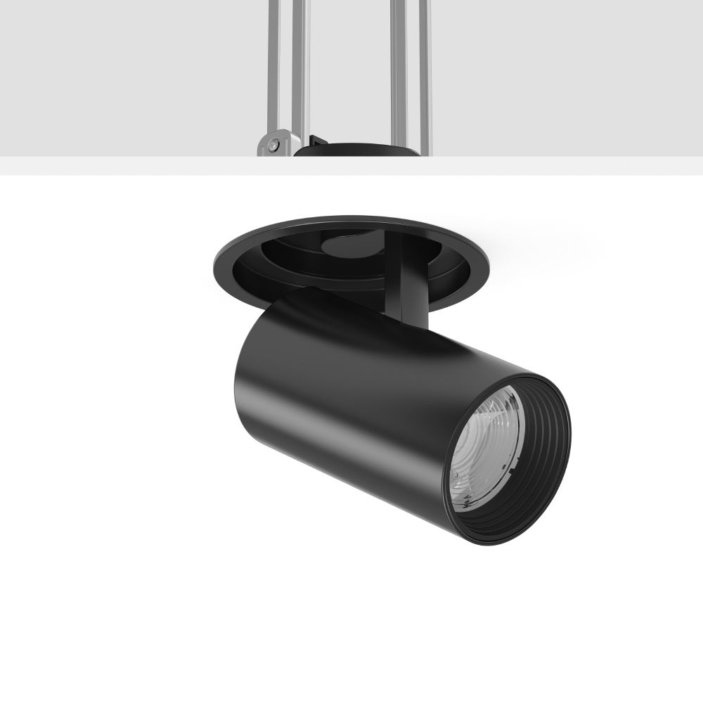 LED-Einbaustrahler 29W DEECOS 3000K 1LED 2900lm Konv Dimmung DALI Alu IP20 sw mt
