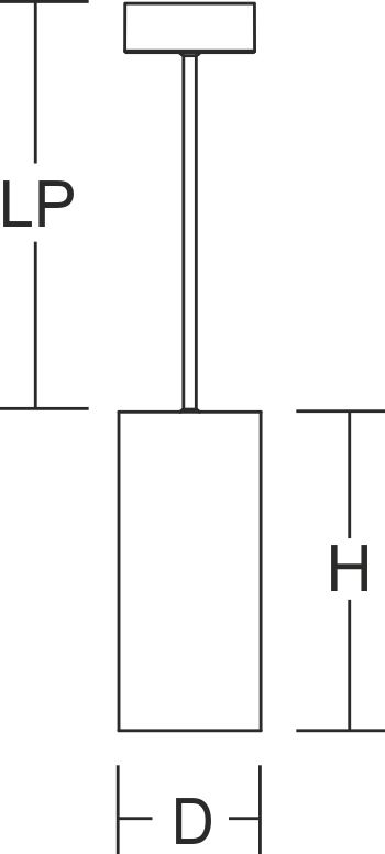 LED-Pendelleuchte 20W 3000K 2250lm si Konv sym 1LED LED nicht austauschbar