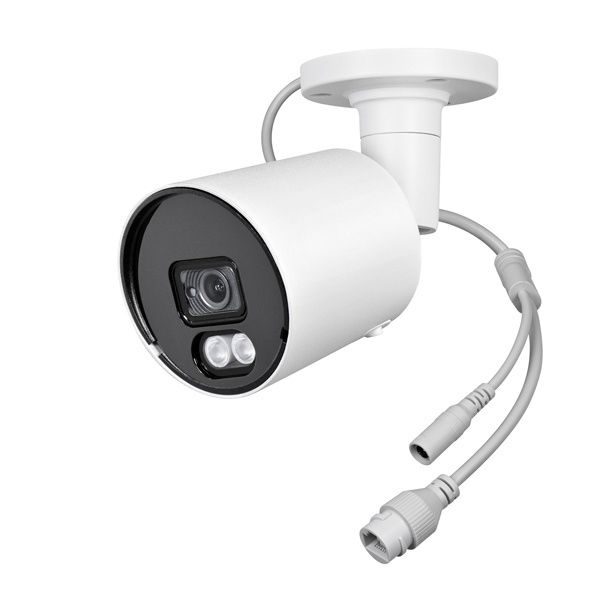 Überwachungskamera Wand/Decke Farbe uni ws mit IR-LED