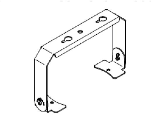 Montagebügel sw ST L195mm B85mm H155mm