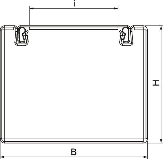 Brandschutzkanal I90 vz 100x80mm L2000mm