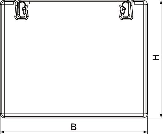 Brandschutzkanal I90 E90 besch 100x80mm L2000mm