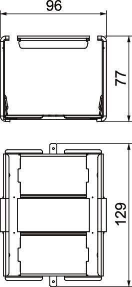 Stoßverbinder LF-K 80mm Kupplung ST hfr m.PotenziAusgl f.Funktionserh
