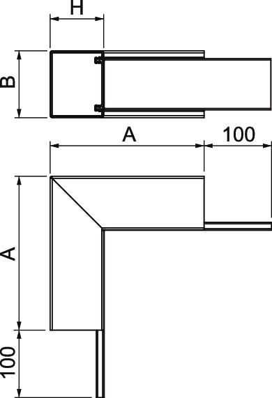 Inneneck LF-K 100x80mm UT/OT hfr vz ST