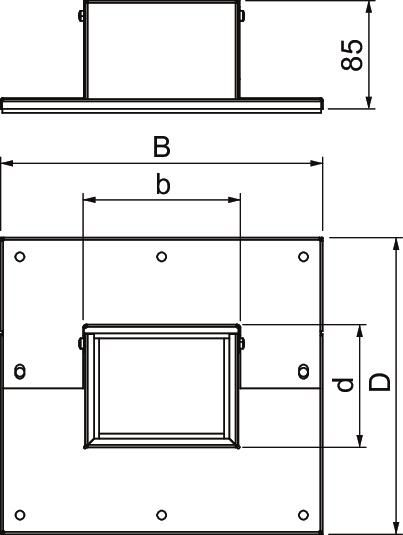 Zubehör BS-K Wandanschlusskragen