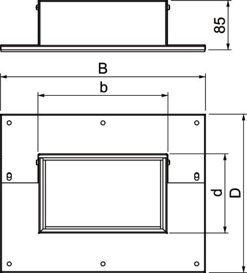 Zubehör BS-K Wandanschlusskragen