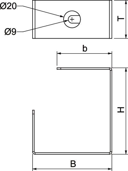 Kabelbügel eins 94mm ST