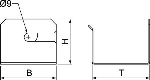 Kabelbügel eins 62mm ST