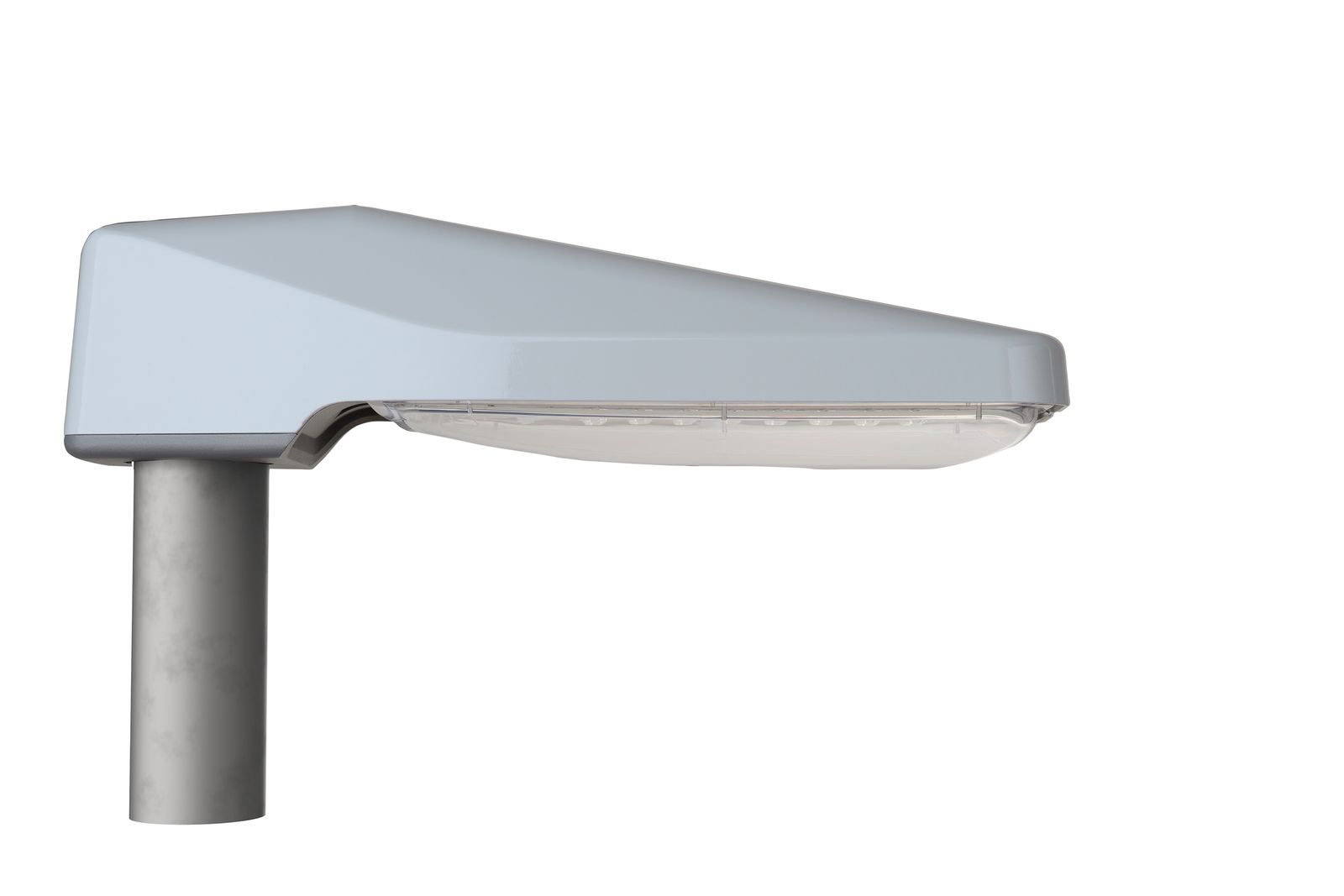 LED-Straßenleuchte 9 FILOS Aufs/Ans 1LED 42-76mm 3000K 5190lm gr EVG Kst Kst_tr