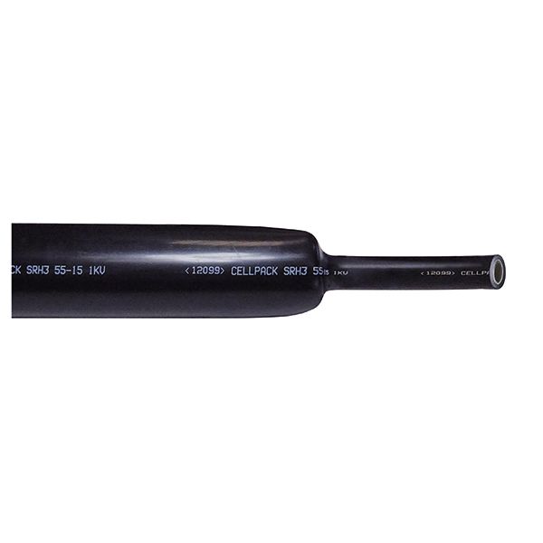 Schrumpfschlauch dünnw L1m Ø48/12mm sw 3:1 4,5mm -55-135°C Polyolefine (PO-X)