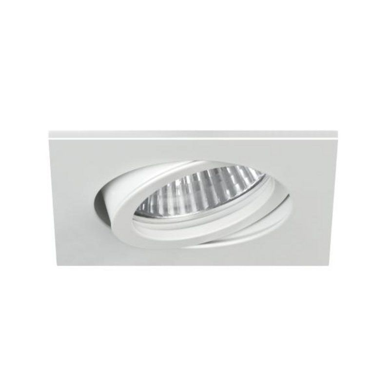 LED-Einbaustrahler 5W LOOP-S 3000K 450lm Konv 1LED Kst IP20 ws mt RF:hochglänzend