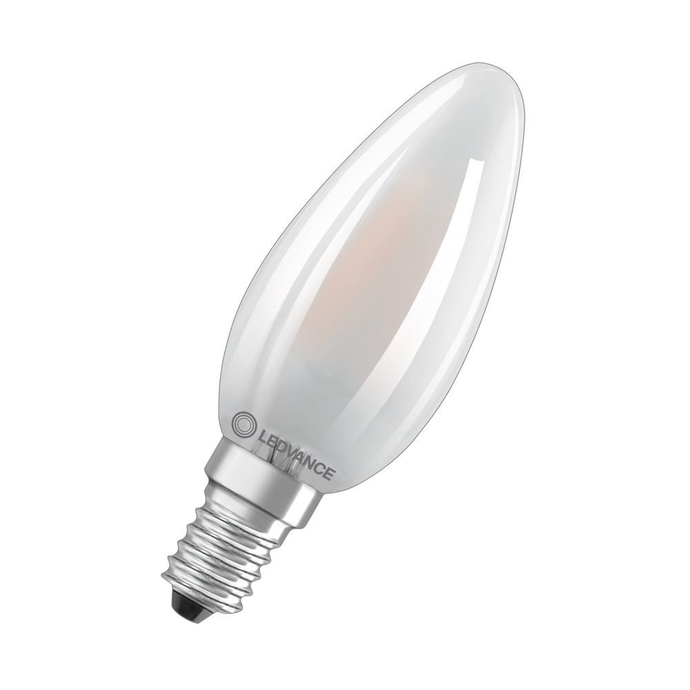 LED-Kerzenlampe FM E14 2,5W 2700K 250lm F Filamentlampe ws mattiert 300° AC