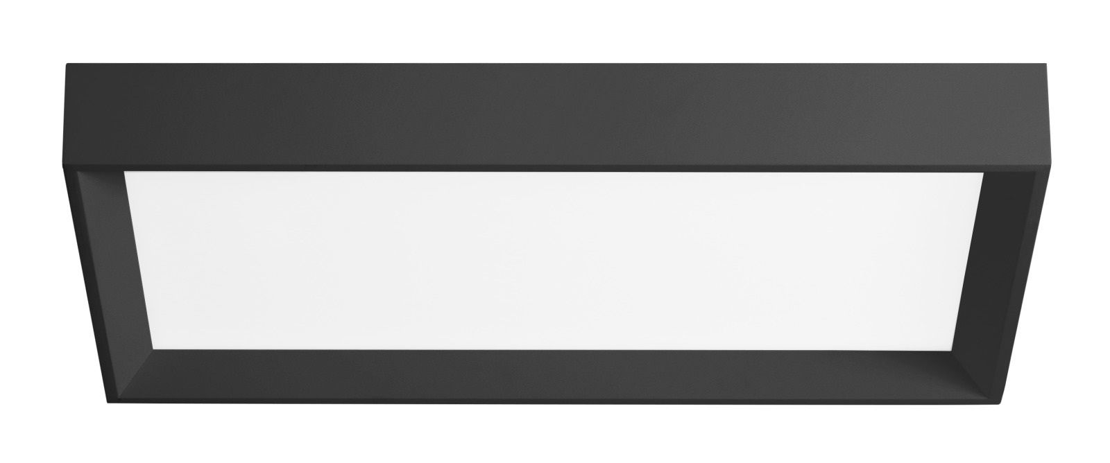 LED-Anbauleuchte Tara 38W 3000K 2963lm sw Konv Dimmung Phasenabschnitt IP20