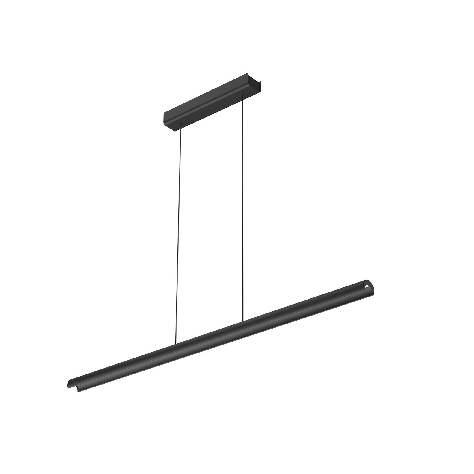 LED-Pendelleuchte 25W Halfpipe 2 3000K 1367lm 1LED LED nicht austauschbar sw