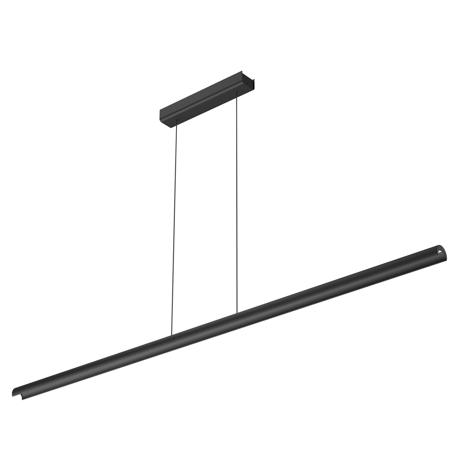 LED-Pendelleuchte 38W Halfpipe 2 3000K 1819lm 1LED LED nicht austauschbar sw