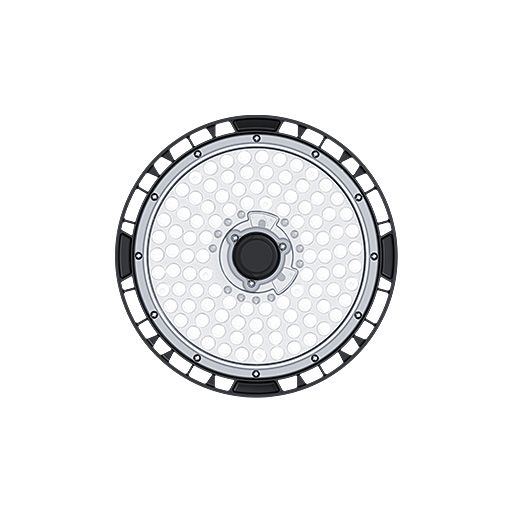LED-Hallenleuchte 130W 4000K 20000lm Konv sym 1LED IP65 Mit Schutzabdeckung