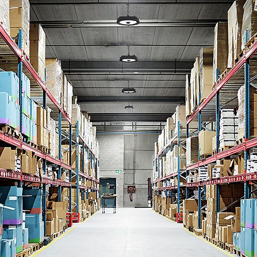 LED-Hallenleuchte 230W 4000K 30000lm Konv sym 1LED IP65 Mit Schutzabdeckung