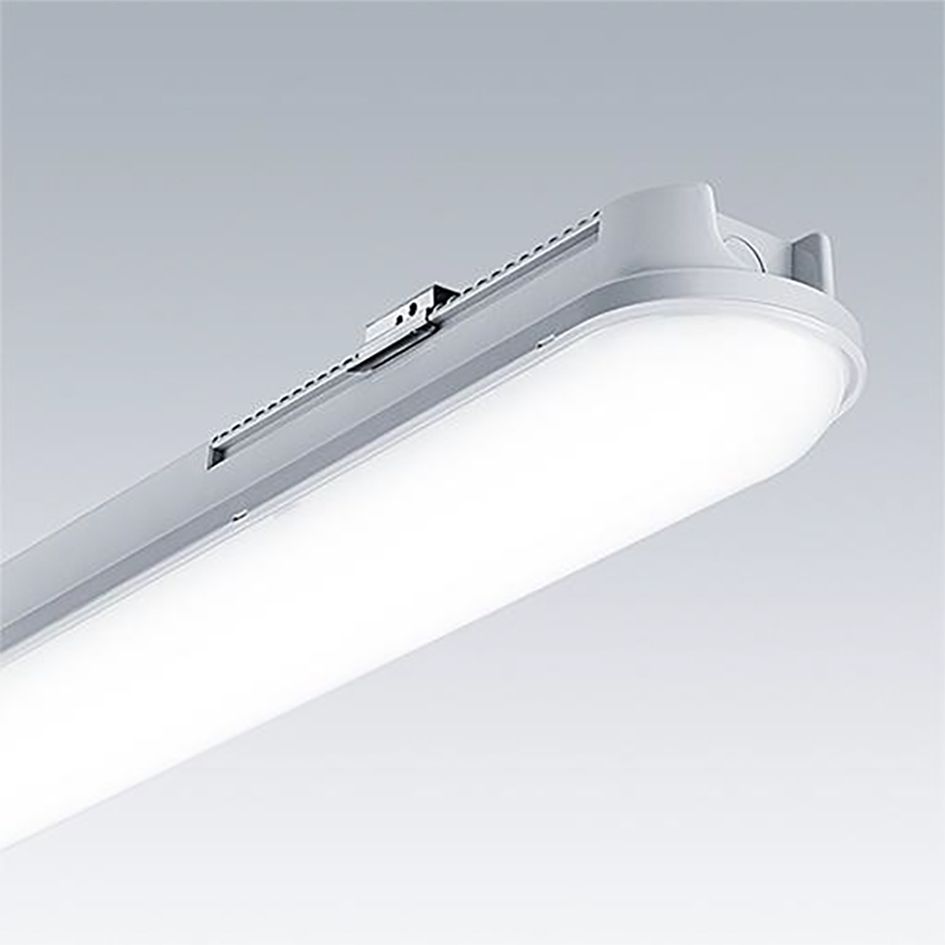 LED-Feuchtraumleuchte JULIE 40W 4000K gr 4200lm Konv IP65 1232x94x76mm