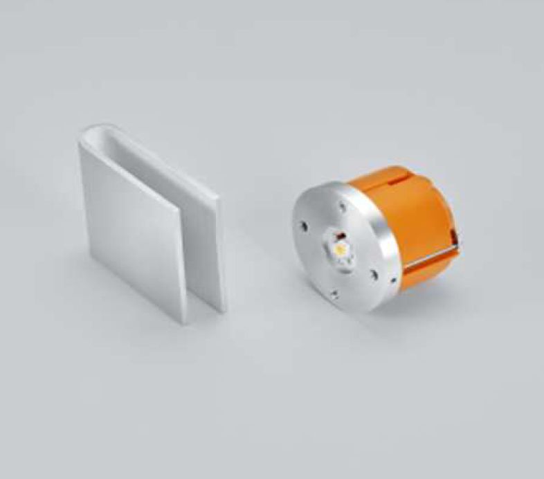 LED-Wandeinbauleuchte ITO 9,7W 2700K 120lm alu Konv IP20 35x85x95mm