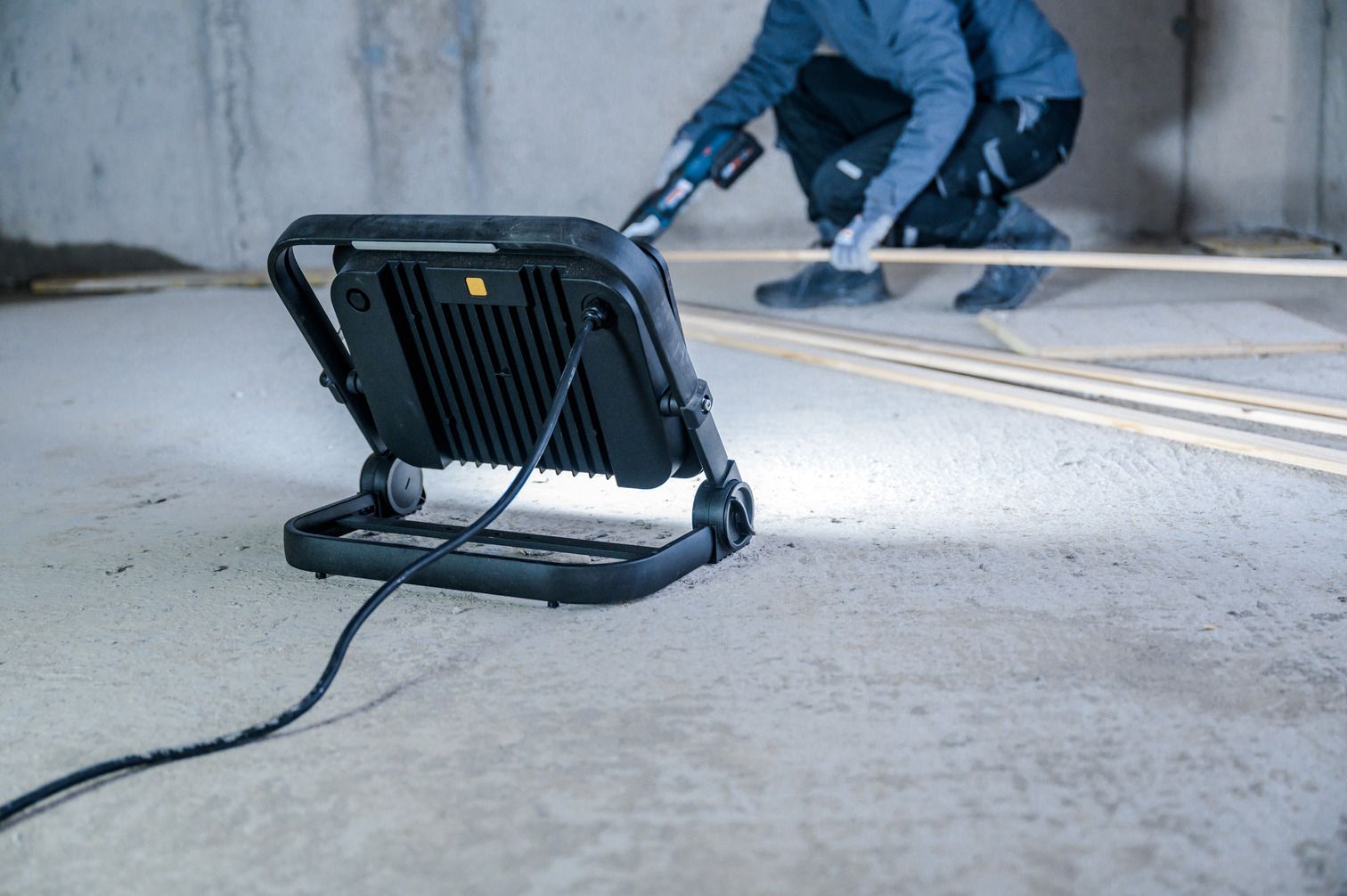 LED-Bauleuchte 100W IP65 JARO 6500K 1LED 11500lm Alu 220-240V m.LM