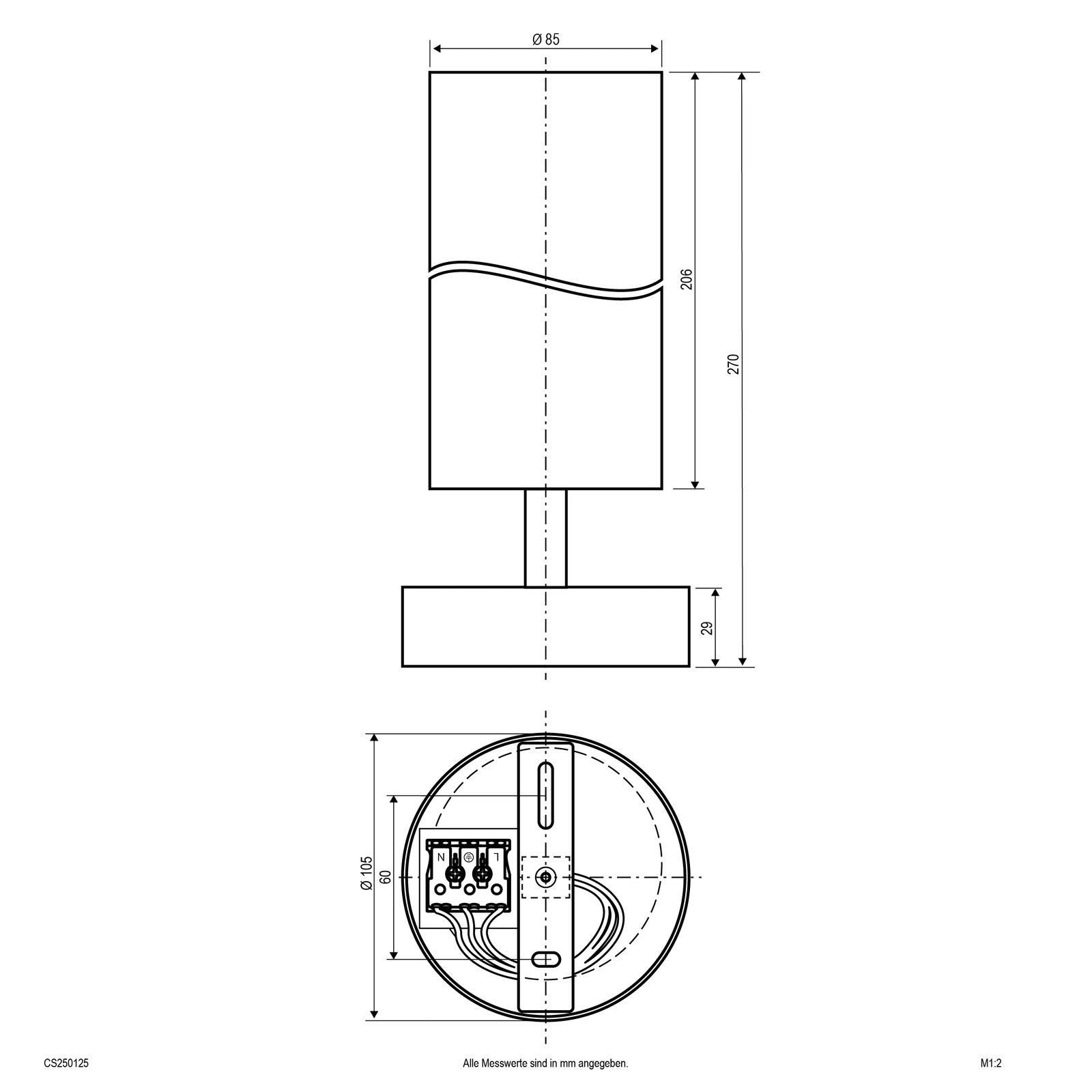 LED-Anbaustrahler 25W 3000-5000K 2800lm Konv 1LED Alu IP20 ws mt RF:hochglänzend