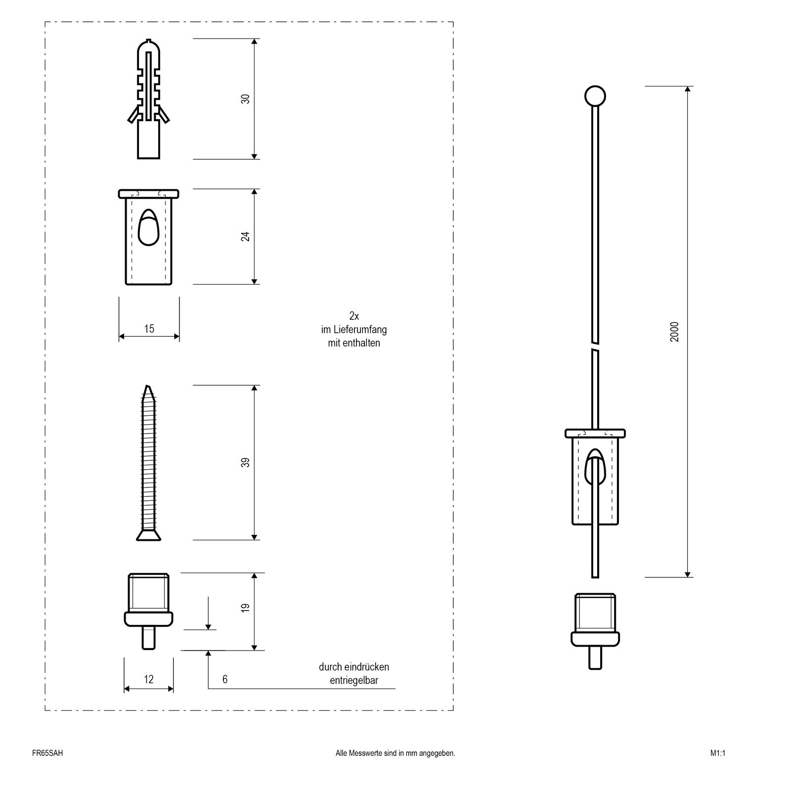 Seilabhängung si ST