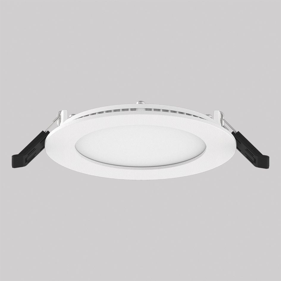 LED-Einbauleuchte 5W 3000-4000K 470lm ws Dimmung Phasenabschnitt IP54 Ø85x24mm