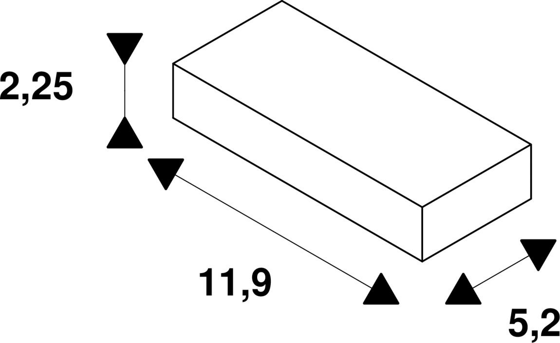 LED-Steuerung 25W 150-700mA 36-167V IP20 Dimmung DALI Kstgeh dyn 119x52x22,5mm