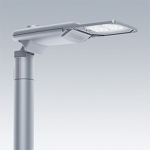 LED-Straßenleuchte 41W Aufs/Ans 60mm gr 4000K 5369lm Alu Gl_tr IP66 II
