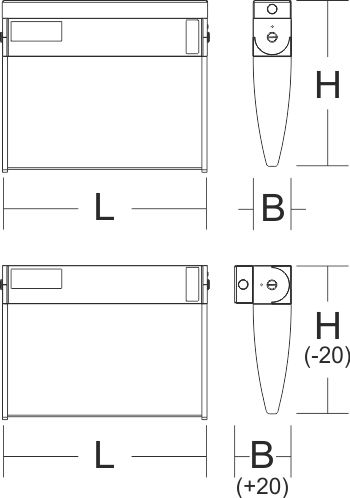 LED-Sicherheitsleuchte GSUN D 2,5W 4000K IP30 1LED Wandanbau/Deckenanbau 24m