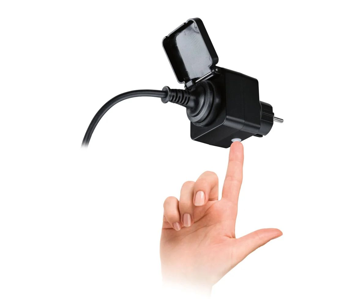Steckdosenelement Zigbee sw 59mm