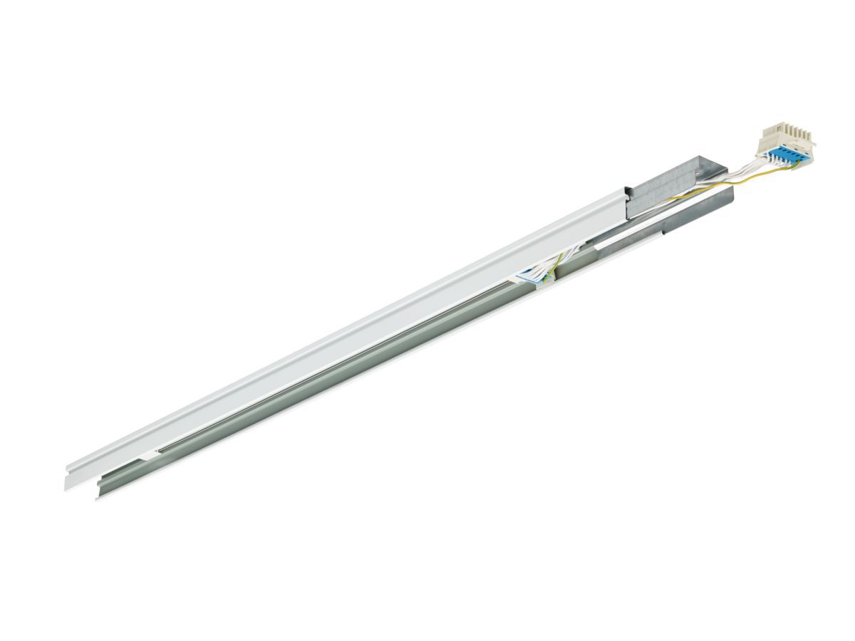 Tragschiene Lichtband Maxos fusion IP20 7x2,5qmm ws f.Kabelrinne L=1138mm