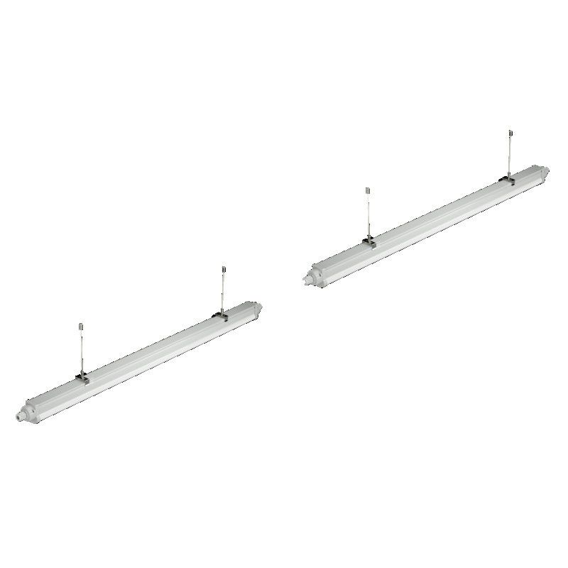 LED-Feuchtraumleuchte 40W 4000-5700K 4800lm gr IP65 1270x60x70mm