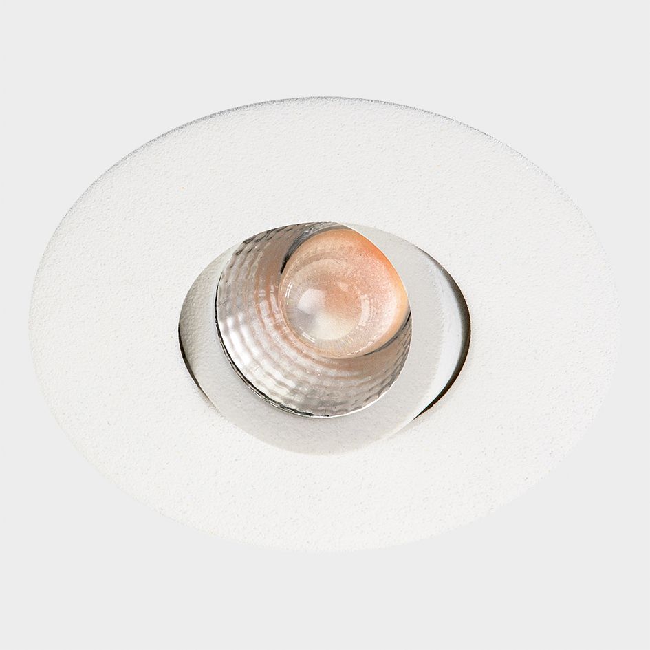 LED-Einbaustrahler 4W Nano Tilt 3000K ws 240lm Konv 1LED Alu IP65 mt Ø/EB40mm
