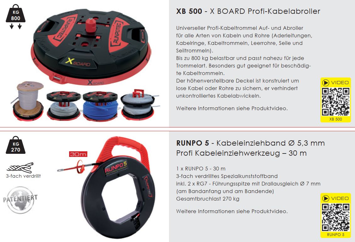 Kabelabroller 800kg Walzengestell