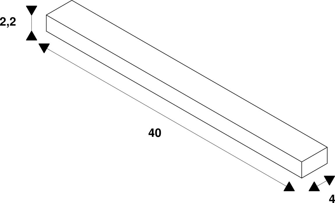 LED-Trafo 250W 24V IP20 Kstgeh stat 400x40x22mm