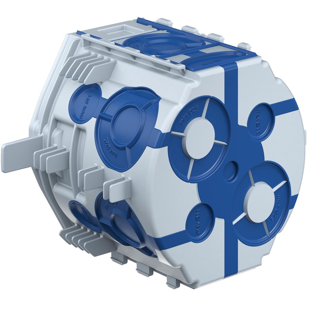 Verbindungsdose UP luftd UP1 Ø60x66mm Kst IP2X Ger/VerbDose/kast achteckig