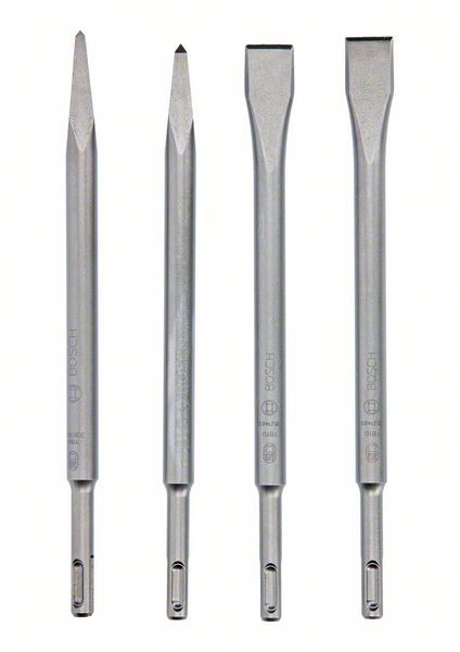 Meißelset für Bohrhammer PRO SDSplus 4Wkzg