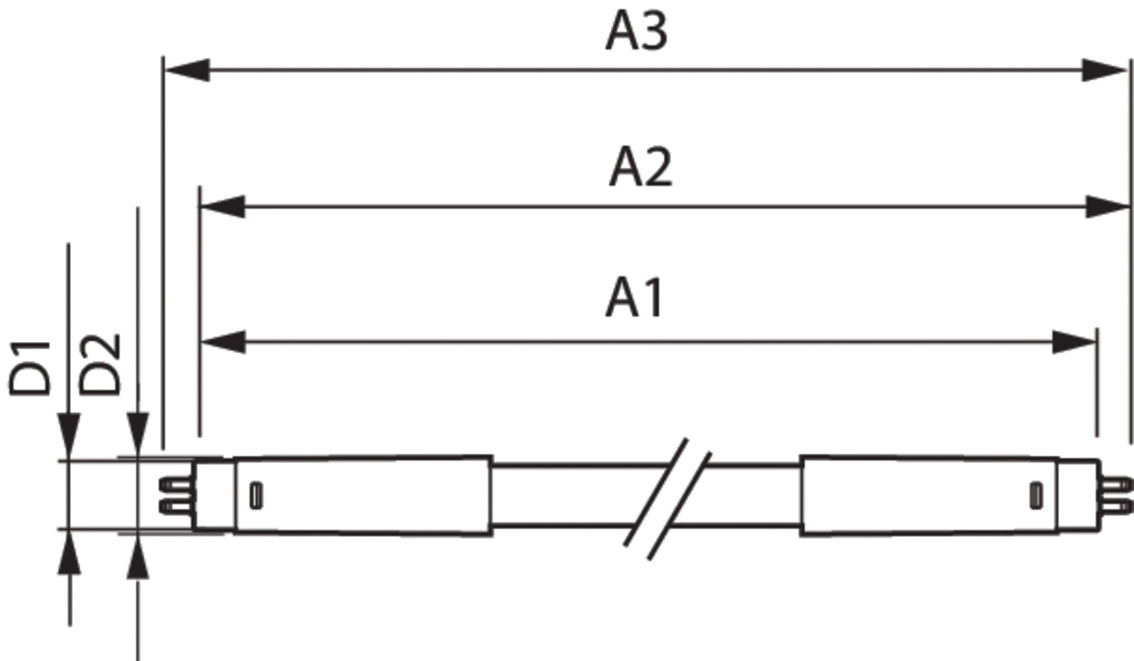 LED-Röhrenlampe G5 T5 20W 6500K 3000lm D ws mattiert 200° AC Ø19x1449mm 220-240V