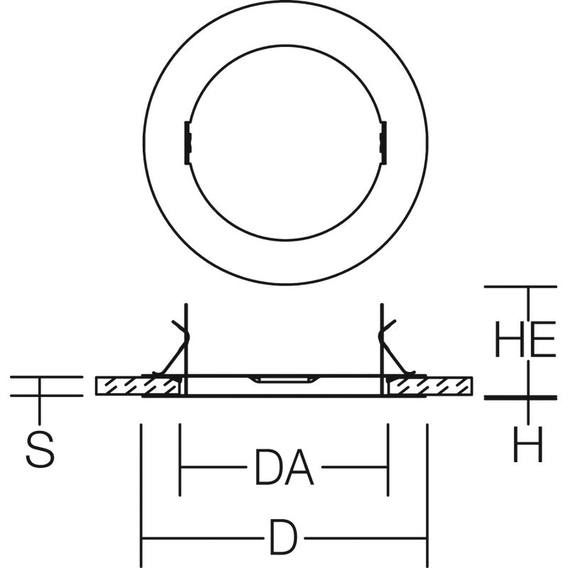 Dekorelement ws ST Ø280mm H1mm