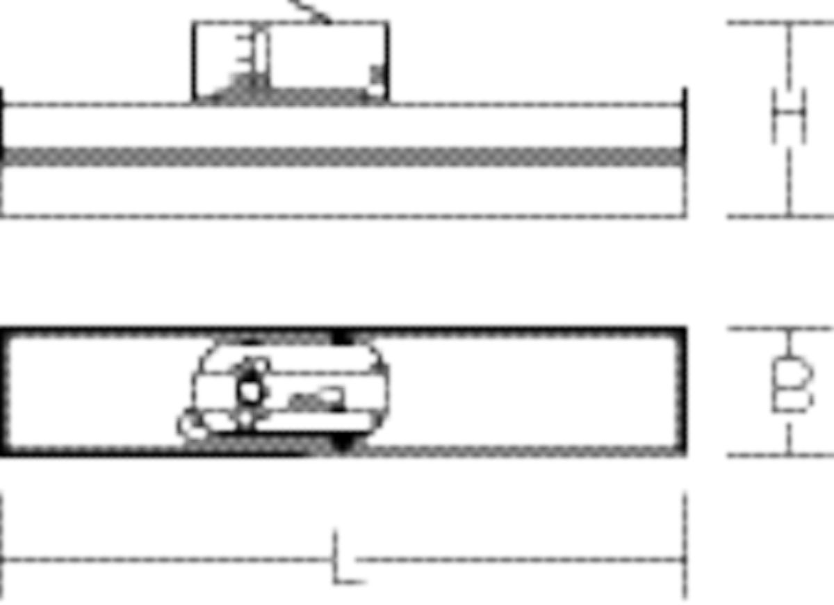 Stromschienenverbinder si 243mm