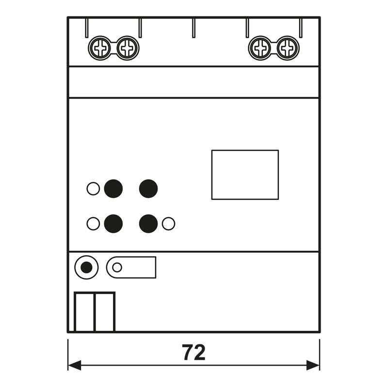 Schnittstelle DALI KNX REG 110-240V LED 4TE m.LED-Anz IP20