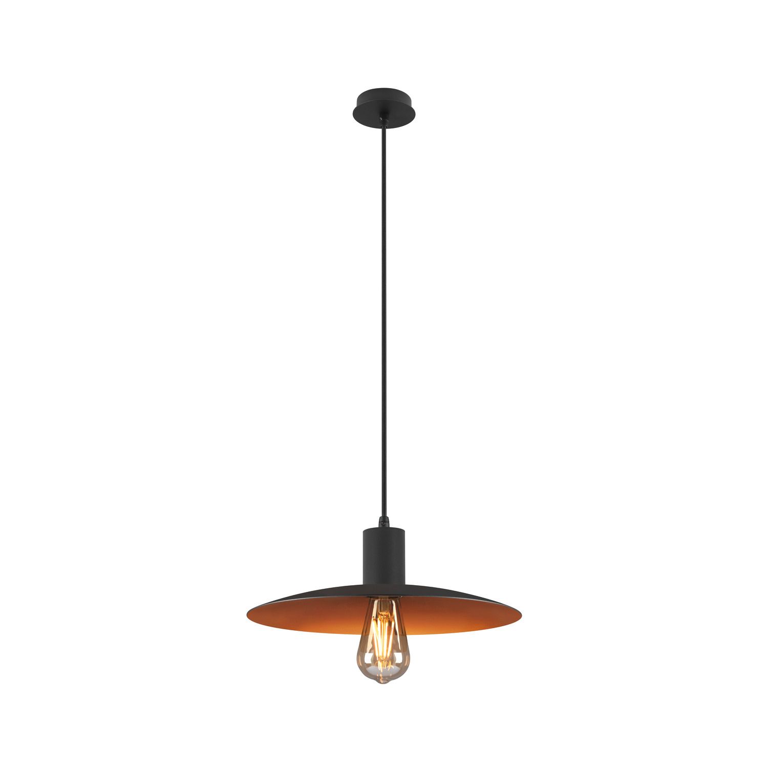 LED-Pendelleuchte 10W sw E27 IP20 1LED LED austauschbar Ø50mm LED-Pendelleuchte 10W sw E27 IP20 1LED LED austauschbar Ø50mm