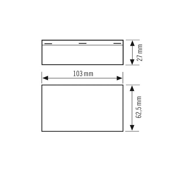 Anschlussdose sw 5x2,5qmm 103mm