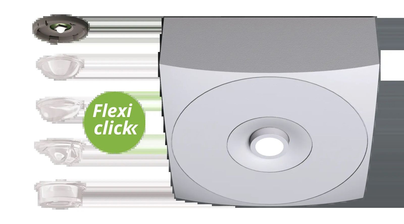 LED-Sicherheitsleuchte 4,6W 360lm IP40 1LED Deckenanb ÜberwBaust zentral