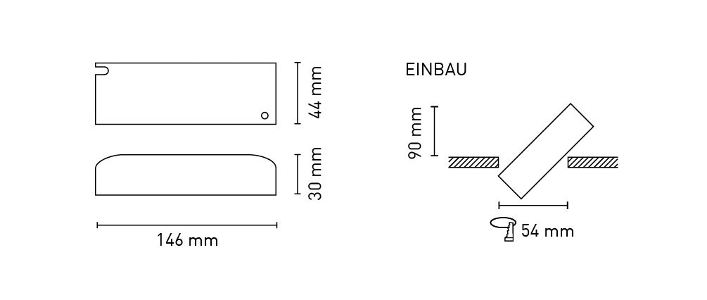 LED-Steuerung 3-18W 350mA 10-54V IP20 DALI Dimmung DALI Kstgeh dyn 146x44x30mm
