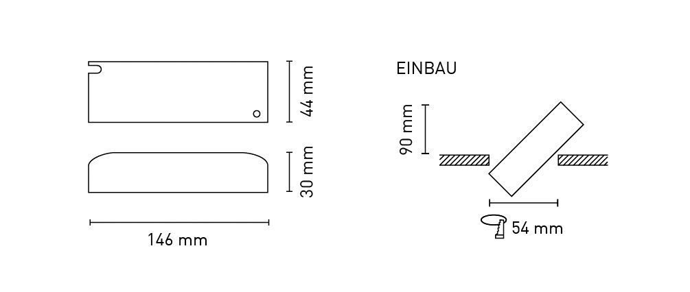 LED-Steuerung 3-38W 700mA 10-54V IP20 DALI Dimmung DALI Kstgeh dyn 146x44x30mm