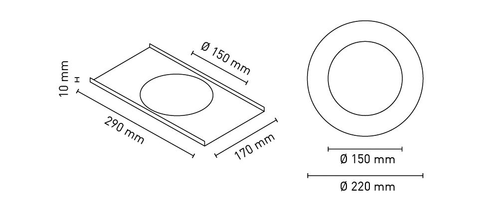Mech-Zubehör ws Ø220mm L29mm B22mm H1,5mm