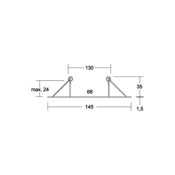 Reduzierring edst ST Ø145mm H1,5mm